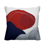 Cyn Abstract Reversible Indoor/Outdoor Square Pillow