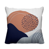 Cyn Abstract Reversible Indoor/Outdoor Square Pillow
