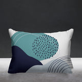 Cyn Abstract Outdoor Reversible Throw Rectangular Pillow