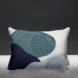 Cyn Abstract Outdoor Reversible Throw Rectangular Pillow