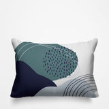 Cyn Abstract Outdoor Reversible Throw Rectangular Pillow