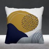 Cyn Abstract Reversible Indoor/Outdoor Square Pillow