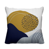Cyn Abstract Reversible Indoor/Outdoor Square Pillow