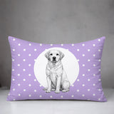 Labrador Retriever Indoor/Outdoor Reversible Rectangular Pillow