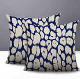 Clio Zebra Print Indoor/Outdoor Reversible Square Pillow