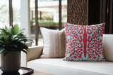 Sani Cheetah Print Faux Suede Square Indoor Pillow