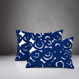 Opal Circles 2 Sets Indoor/Outdoor Reversible Rectangular Pillow