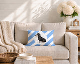 Dachshund Dog  Indoor/Outdoor Reversible Rectangular Pillow
