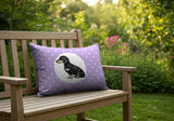 Dachshund Dog  Indoor/Outdoor Reversible Rectangular Pillow