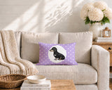 Dachshund Dog  Indoor/Outdoor Reversible Rectangular Pillow