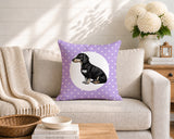 Dachshund Dog  Indoor/Outdoor Reversible Square Pillow