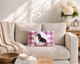 Dachshund Dog  Indoor/Outdoor Reversible Rectangular Pillow