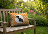 Dachshund Dog  Indoor/Outdoor Reversible Rectangular Pillow