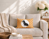 Dachshund Dog  Indoor/Outdoor Reversible Rectangular Pillow