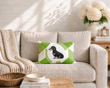Dachshund Dog  Indoor/Outdoor Reversible Rectangular Pillow