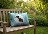 Dachshund Dog  Indoor/Outdoor Reversible Rectangular Pillow