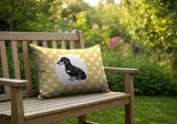 Dachshund Dog  Indoor/Outdoor Reversible Rectangular Pillow