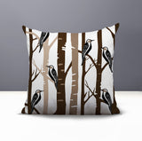 Dali Bird Reversible Indoor/Outdoor Square Pillow