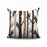 Dali Bird Reversible Indoor/Outdoor Square Pillow