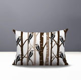 Dali Bird Reversible Indoor/Outdoor Rectangle Pillow