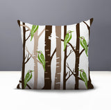 Dali Bird Reversible Indoor/Outdoor Square Pillow