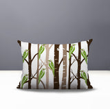 Dali Bird Reversible Indoor/Outdoor Rectangle Pillow
