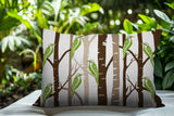 Dali Bird Reversible Indoor/Outdoor Rectangle Pillow