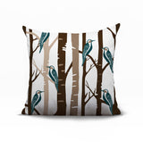 Dali Bird Reversible Indoor/Outdoor Square Pillow