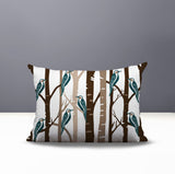 Dali Bird Reversible Indoor/Outdoor Rectangle Pillow