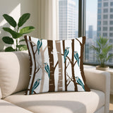 Dali Bird Reversible Indoor/Outdoor Rectangle Pillow