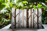 Dali Bird Reversible Indoor/Outdoor Square Pillow