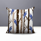Dali Bird Reversible Indoor/Outdoor Square Pillow