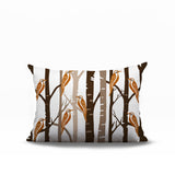 Dali Bird Reversible Indoor/Outdoor Rectangle Pillow