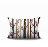 Dali Bird Reversible Indoor/Outdoor Rectangle Pillow