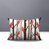 Dali Bird Reversible Indoor/Outdoor Rectangle Pillow
