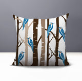 Dali Bird Reversible Indoor/Outdoor Square Pillow