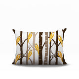 Dali Bird Reversible Indoor/Outdoor Rectangle Pillow