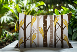 Dali Bird Reversible Indoor/Outdoor Square Pillow