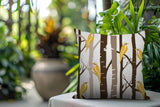 Dali Bird Reversible Indoor/Outdoor Square Pillow