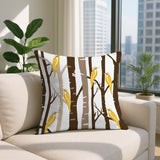 Dali Bird Reversible Indoor/Outdoor Square Pillow