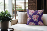 Dama Tiger Faux Suede Square Indoor Pillow