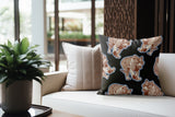 Dama Tiger Faux Suede Square Indoor Pillow in Emberwood - Size 20x20