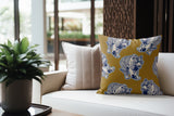 Dama Tiger Faux Suede Square Indoor Pillow