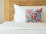 Dama Tiger Faux Suede Square Indoor Pillow