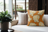 Dama Tiger Faux Suede Square Indoor Pillow
