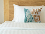 Damisa Leopard Faux Suede Square Indoor Pillow