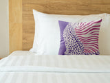 Damisa Leopard Faux Suede Square Indoor Pillow