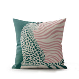 Damisa Leopard Faux Suede Square Indoor Pillow