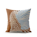 Damisa Leopard Faux Suede Square Indoor Pillow