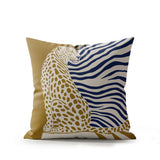 Damisa Leopard Faux Suede Square Indoor Pillow